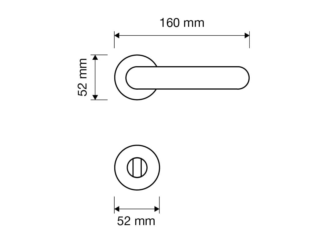 Латунная ручка с насадкой LINEA CALI' ARCH-00083721 - Вид №4