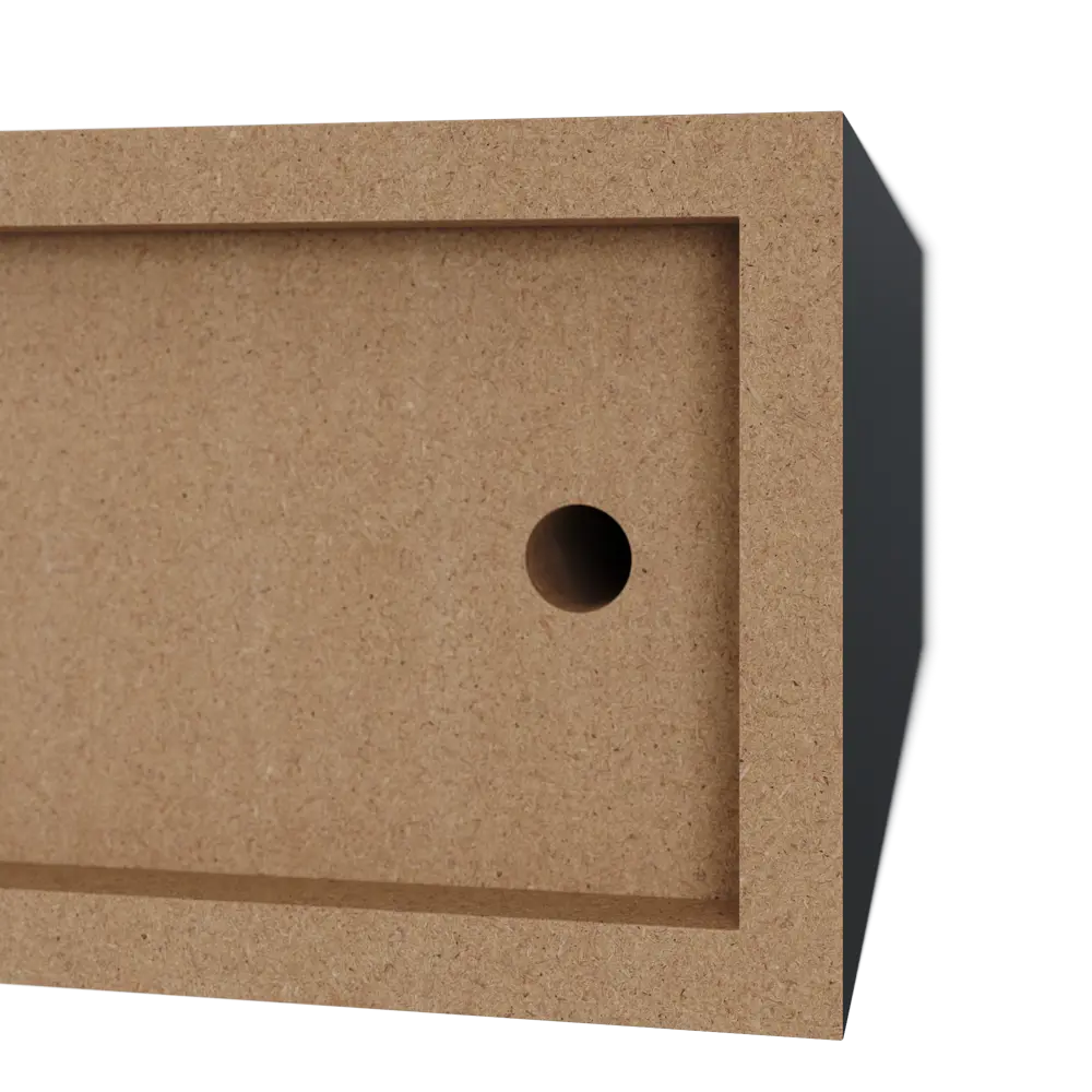 Полка мебельная Spaceo Paris 40x25x8 см МДФ цвет чёрный 82877511 STLM-2102598  - Вид №6