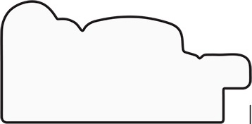 BY 3963 Зеркало в багетной раме - слоновая кость 51 mm EVOFORM Octagon - Вид №4