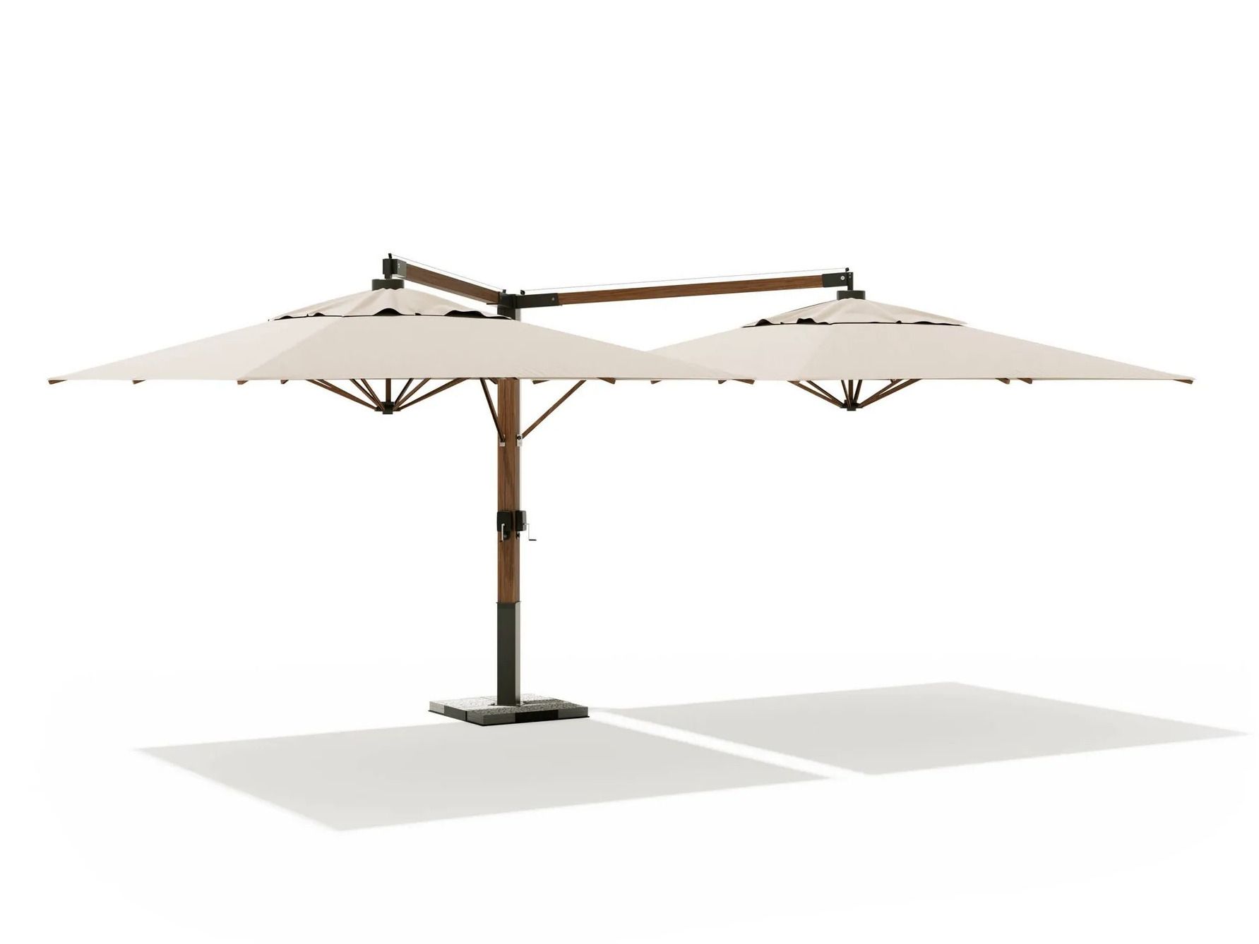 Двойной акриловый тканевый зонтик с боковым полюсом Atmosphera зонтики ARCH-00095793 - Вид №1