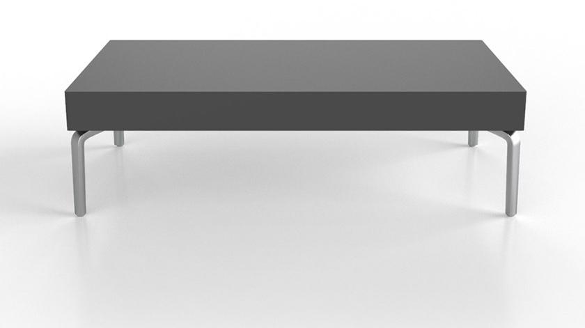 VAGHI Низкий прямоугольный журнальный столик из ламината Quadro Tr1/tr2 - Вид №1