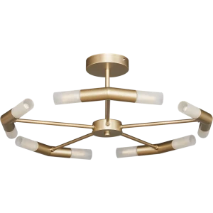 Люстра потолочная «Олимпия», 10 ламп, 14 м², цвет золотой