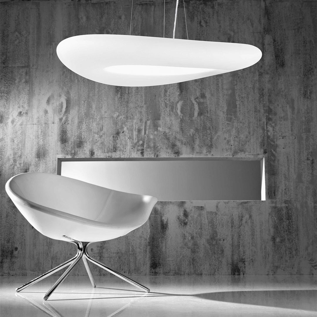 Linea Light 8005 MR MAGOO белая люстра подвесная 113270 - Вид №1