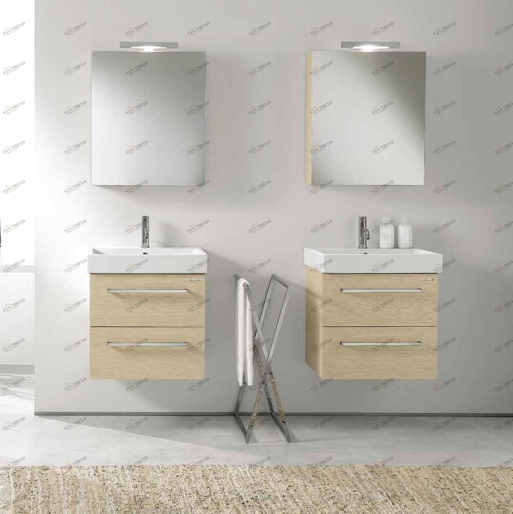 JUST 7 Комплект мебели cm 60+60 Berloni Bagno 43268
