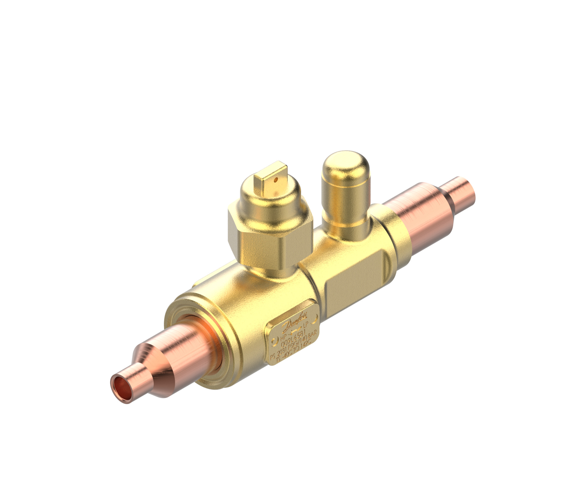 Danfoss GBCT — Запорные шаровые краны для CO2 140 бар GBCT 10s Кран шаровый 009L6582  - Вид №14