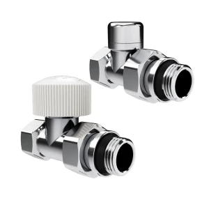 Термостатический комплект для радиатора прямой Royal Thermo Design 1/2" латунь цвет хром