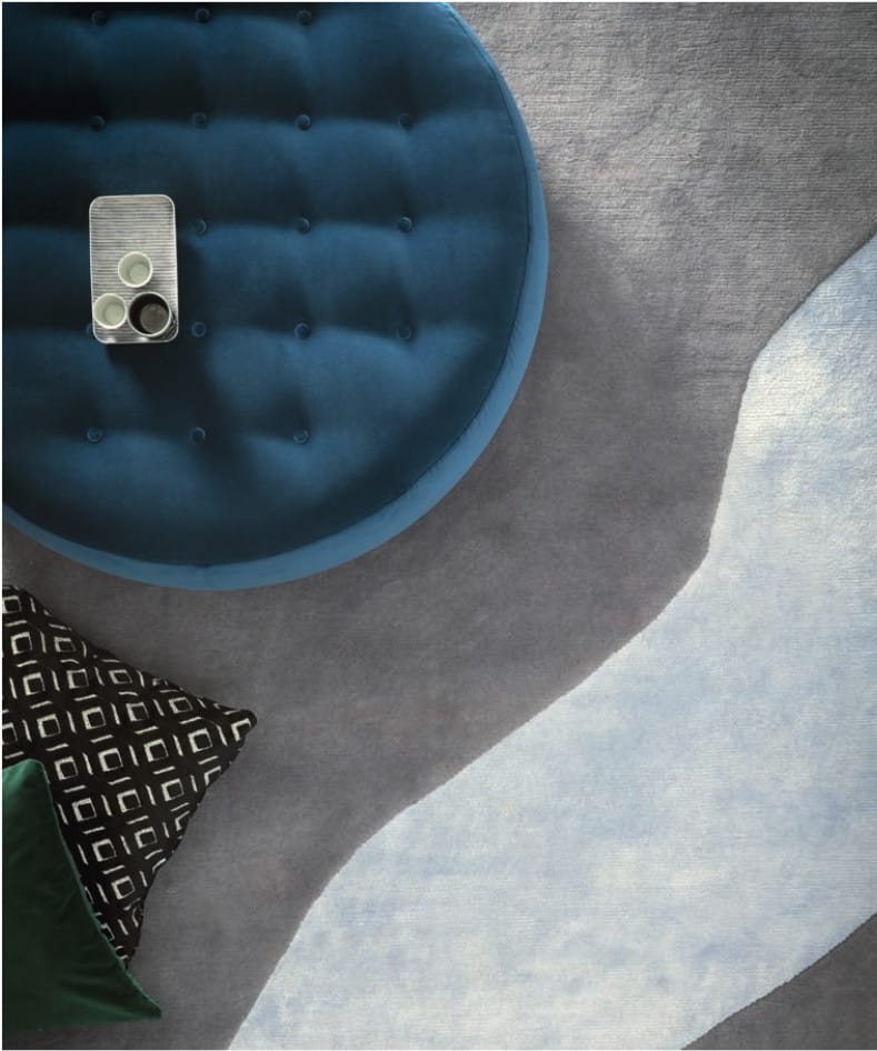 Круглый пуф из ткани BODEMA BUTTON ARCH-00075396 - Вид №1