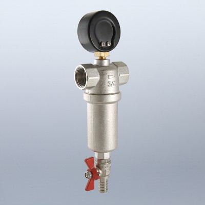 VT.389.N.05 Фильтр механической очистки промывной каскадный Valtec 3/4"  - Вид №12