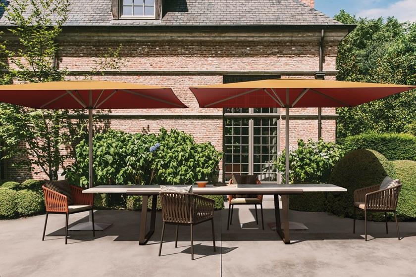 Kettal Раздвижной садовый обеденный стол из мрамора Bitta #7017 - Вид №2