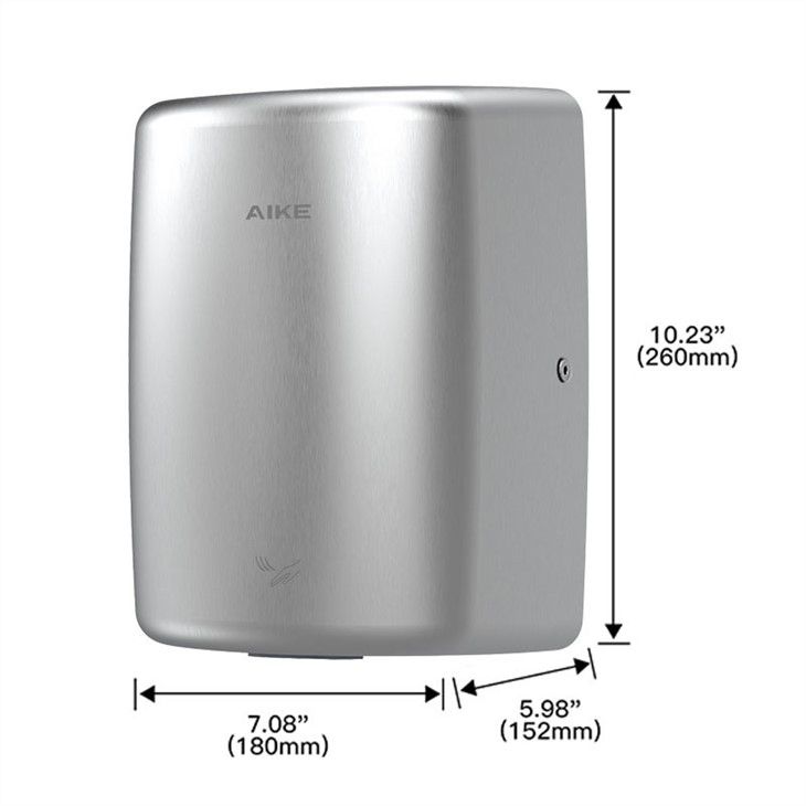 Сушилка для рук из нержавеющей стали AIKE AK2803E_583  - Вид №4