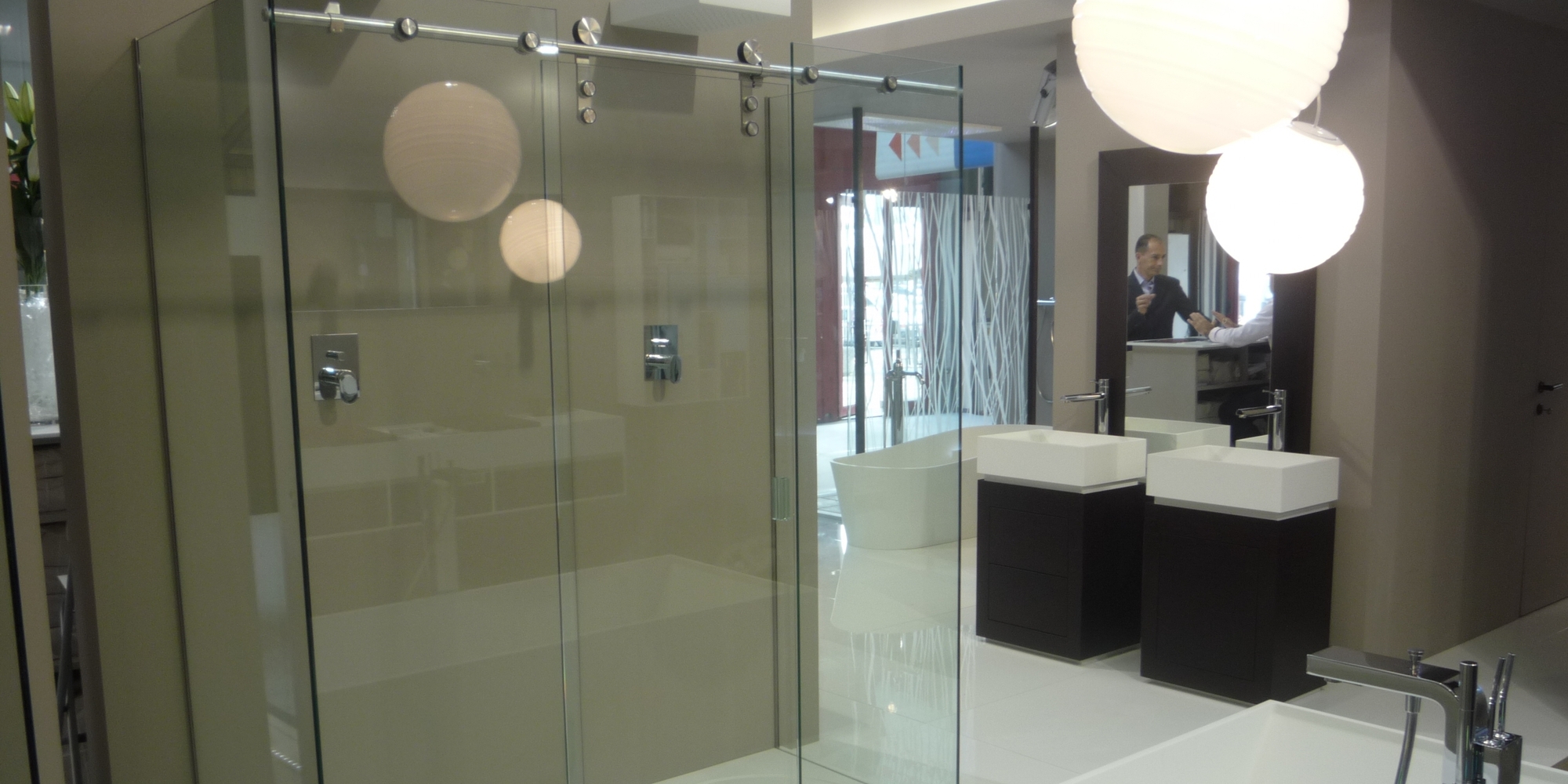 Moma Design Раковина с тумбой Wood Tower 2 BATHROOM белая/венге Woodtower TWLD02CNWE - Вид №1