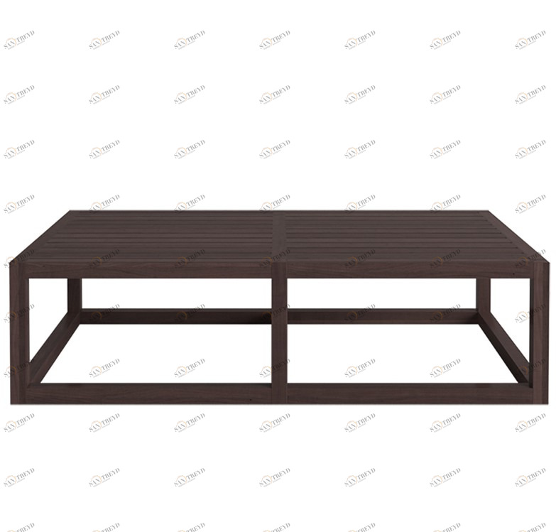 Журнальный столик прямоугольный бук N2 Palermo FURNITERA  120355 Коричневый 