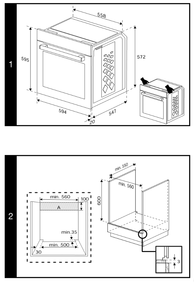 9102964 Электрический духовой шкаф Indesit IFE 2630 IX серебристый STDN-0012569 - Вид №6