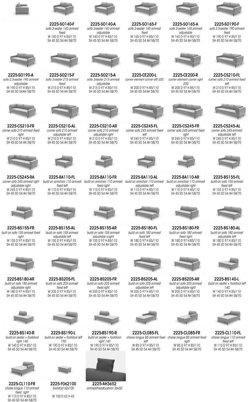 JORI Съемный диван с подголовником Tigra open base sun-id-1422935 - Вид №4