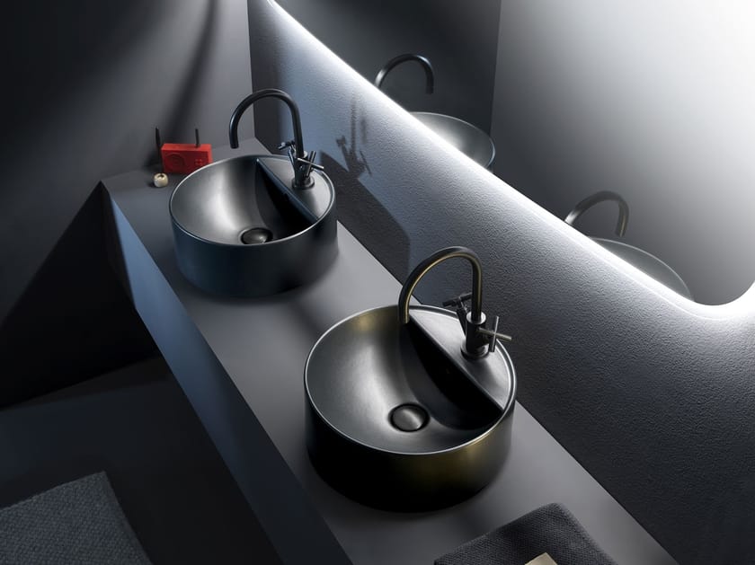 Керамическая круглая столешница Ceramica Flaminia Twin ARCH-00087046