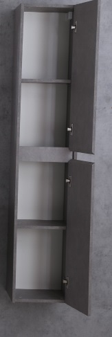 Шкаф подвесной, с двумя распашными дверцами с доводчиками BelBagno KRAFT-1600-2A-SC-PG-R  - Вид №1