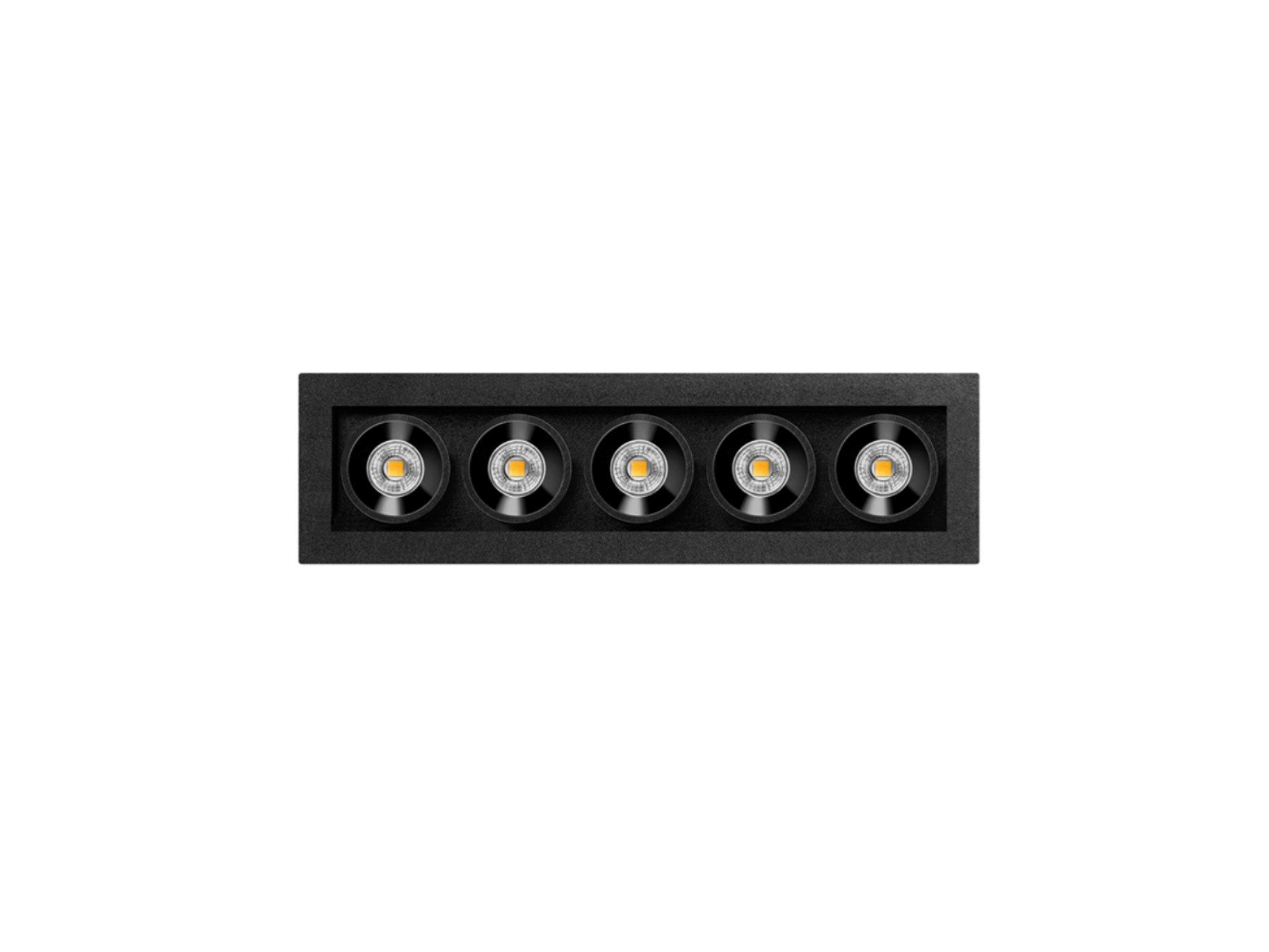 Несколько алюминиевых светодиодных утопленных прожекторов Arkoslight Black Foster Micro ARCH-00052834