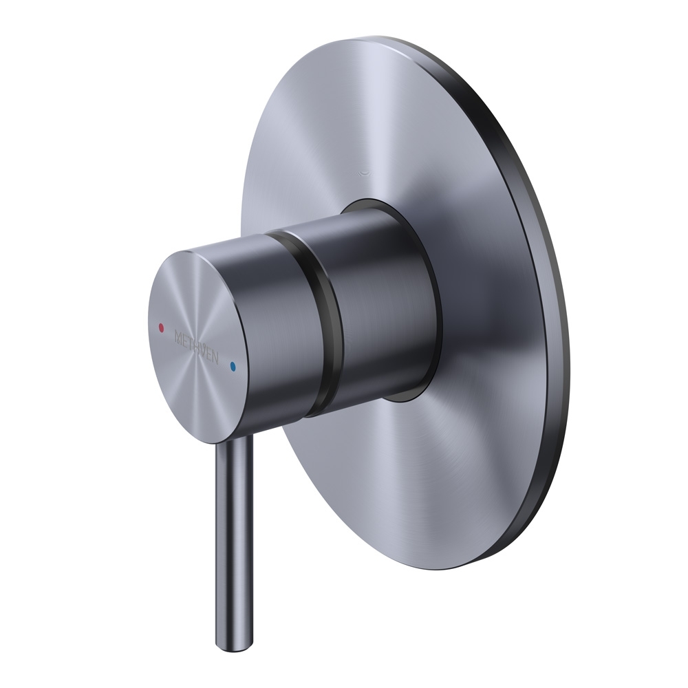 TUHPSLGR Смеситель для душа Turoa с большой лицевой панелью Methven Матовый графит 