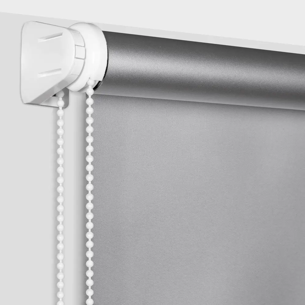 Штора рулонная блэкаут Silver 55x175 см серая 86305140 STLM-2133462 GARDEN BLACKOUT Silver - Вид №1