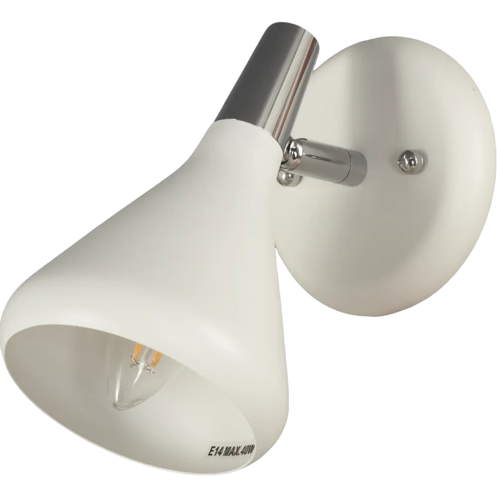 Спот поворотный Cico 1xE14x40 Вт металл цвет белый 82035502 STLM-2182394 Arte Lamp 