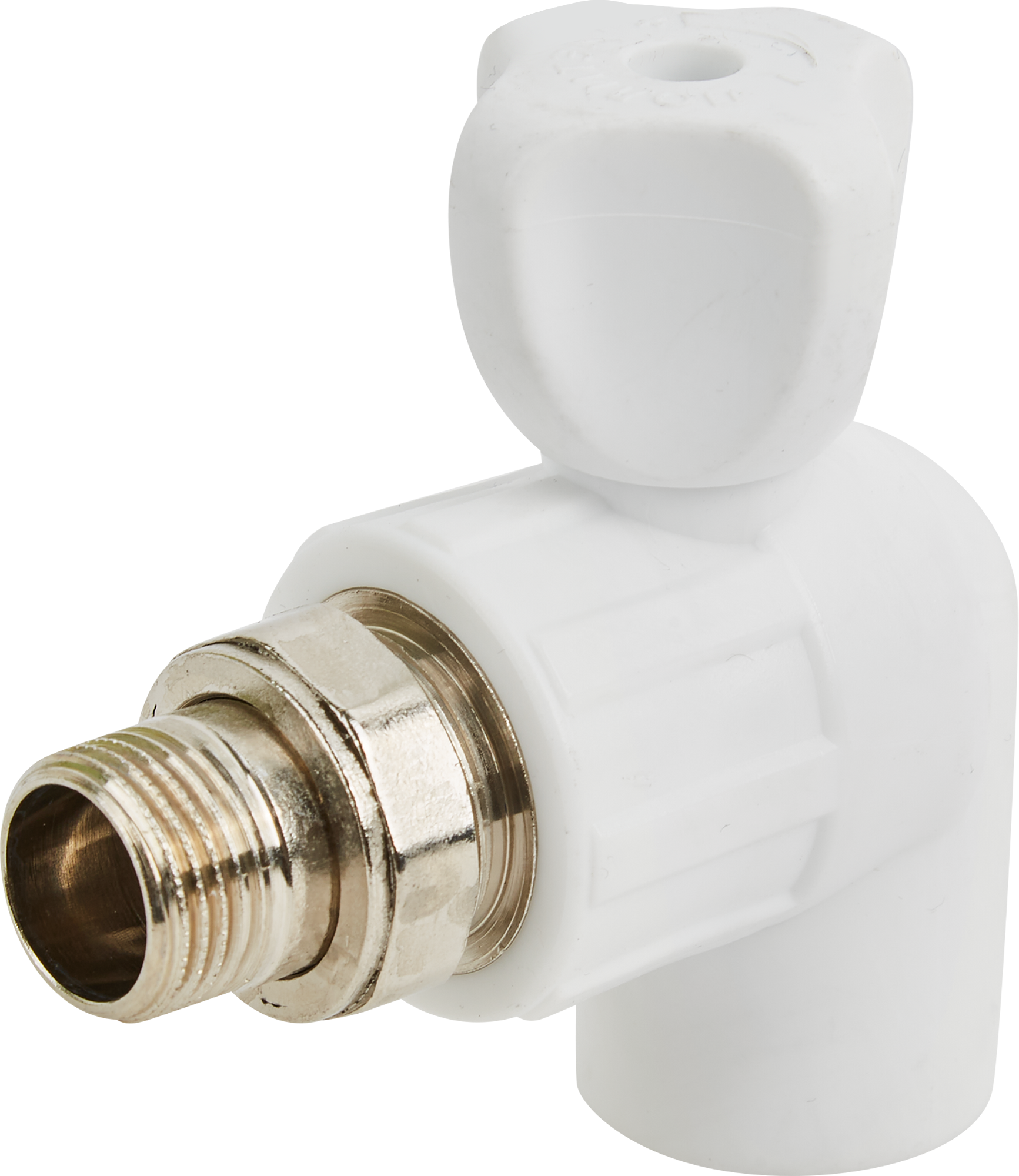 Угловой радиаторный кран 1/2" ПОЛИТЭК для систем отопления 85358380 STLM-0062129