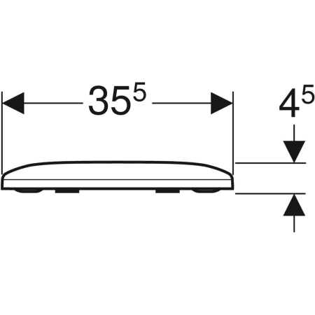 500.979.01.1 Сиденье для унитаза Geberit Smyle Geberit  - Вид №3