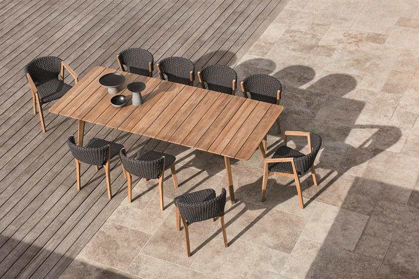 Ethimo Садовый стул из синтетической ткани Knit Knitse01 - Вид №6