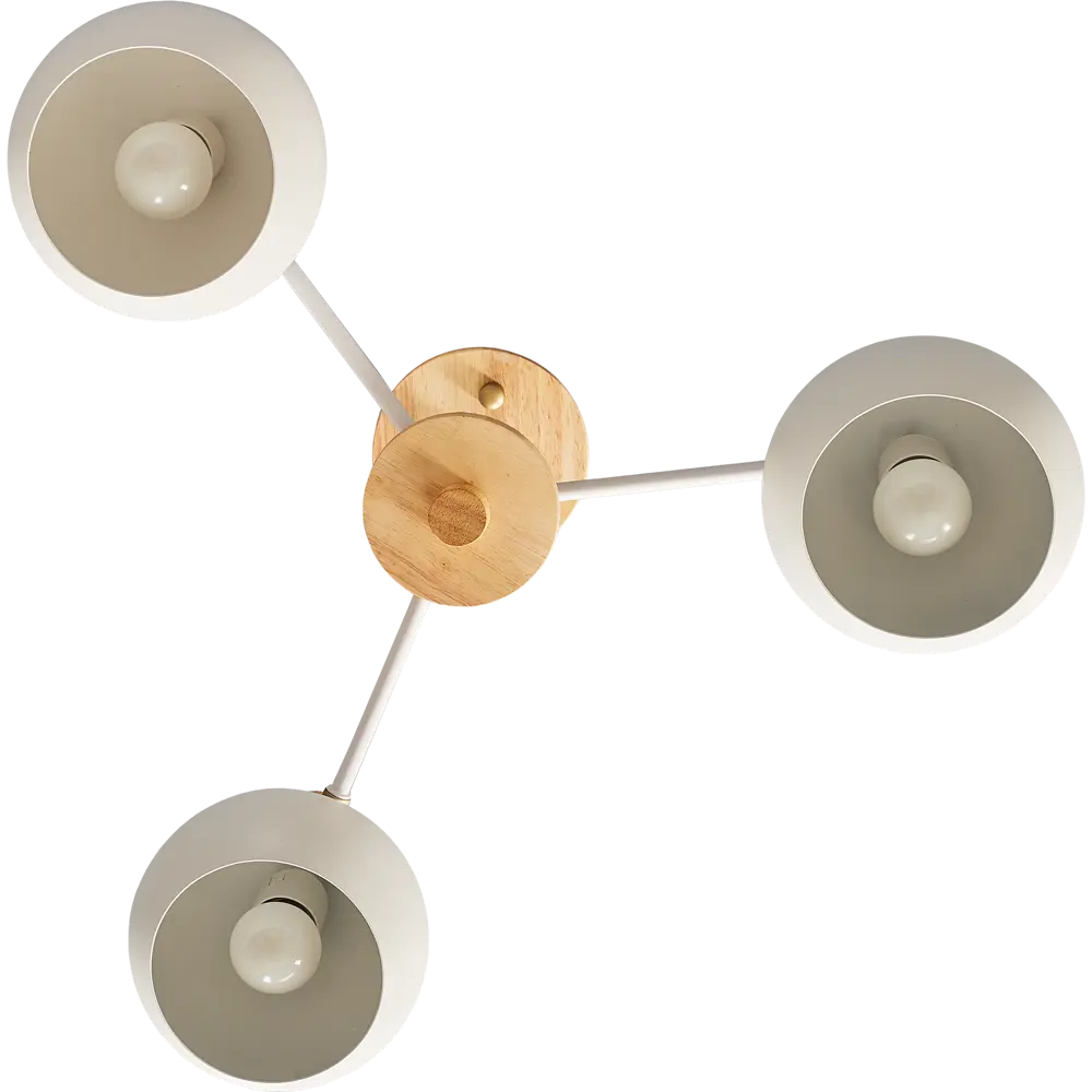 Люстра потолочная Morilla L1161-3, 3 лампы, 6 м², цвет белый LAMPLANDIA STLM-2012031 - Вид №1