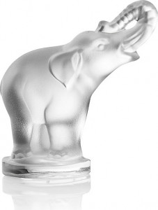 10602964 Cristal de Paris Фигурка Cristal de Paris "Слон" 5х5см (сатин) Хрусталь