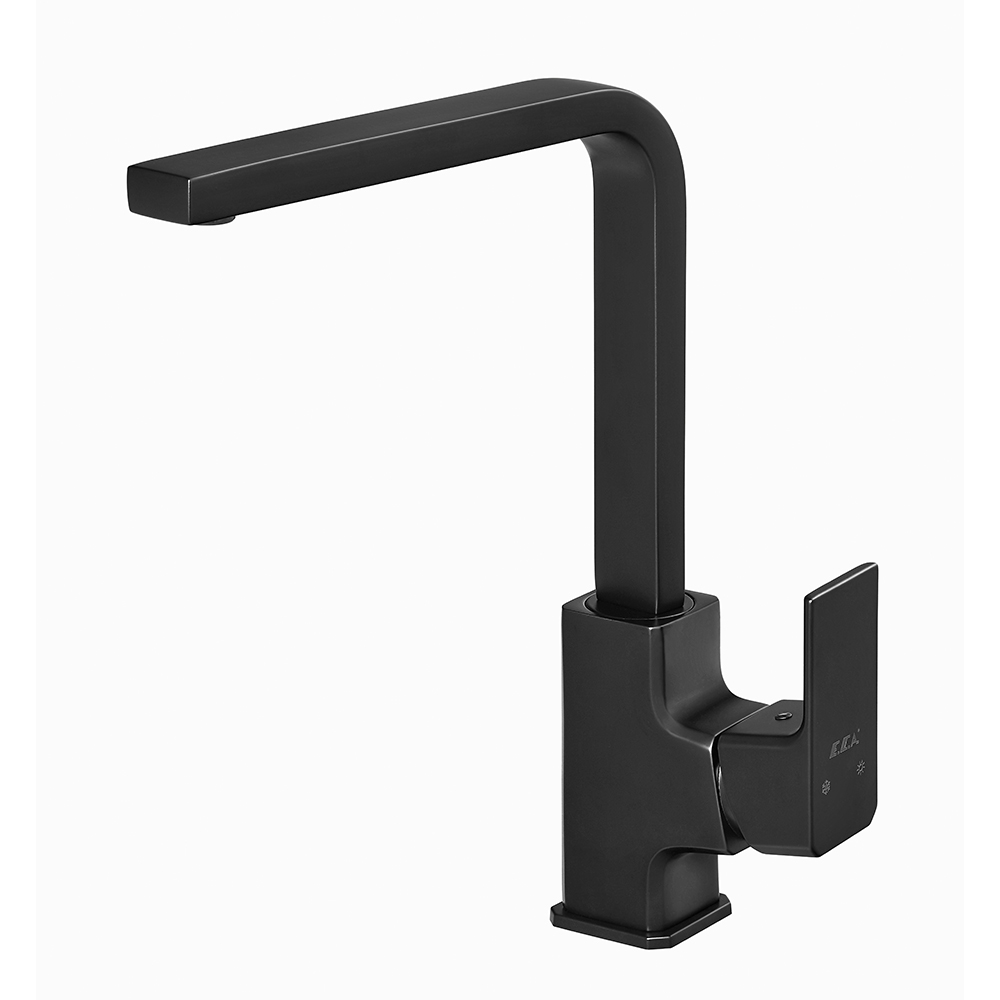 102118123c1st  Смеситель для мойки Tiera - матовый черный - экономия воды Eca 