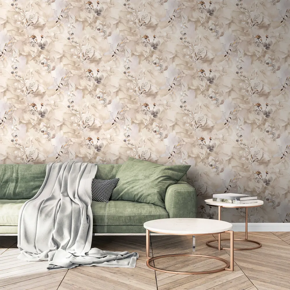 Обои флизелиновые Ateliero Mirage коричневые 1.06 м 989866 82748647 STLM-2093971 - Вид №2