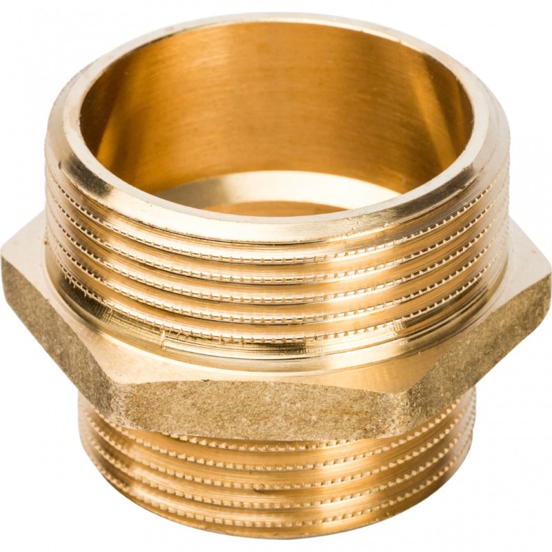 Ниппель переходной НН 1 1/2х1 1/4" латунь STOUT SFT0003112114 - Вид №2