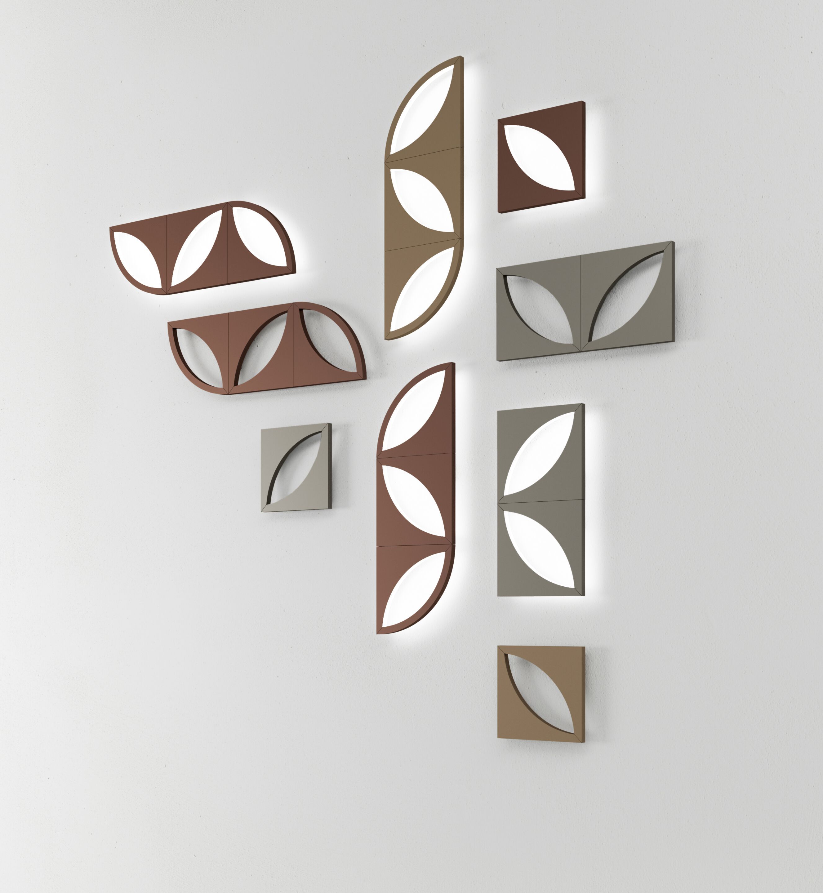 Алюминиевый светодиодный настенный светильник Bizzotto Italia ARCH-00047723