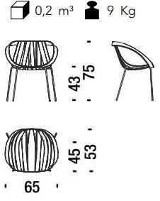 Moroso Стул из полипропилена штабелируемый с подлокотниками sun-id-1493418 - Вид №17