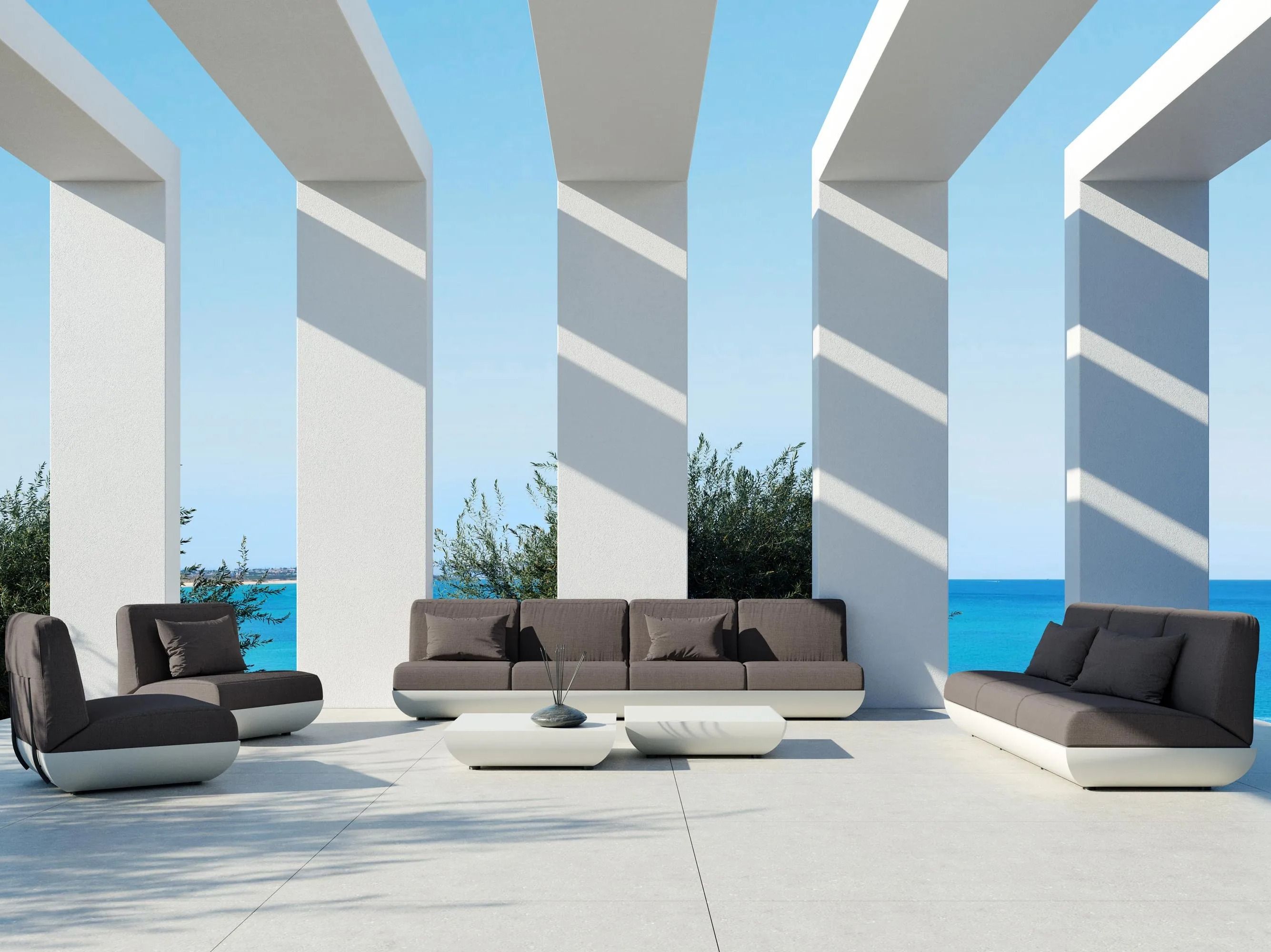 Квадратный стол из стекловолокна GANSK Виктория ARCH-00047119 - Вид №2