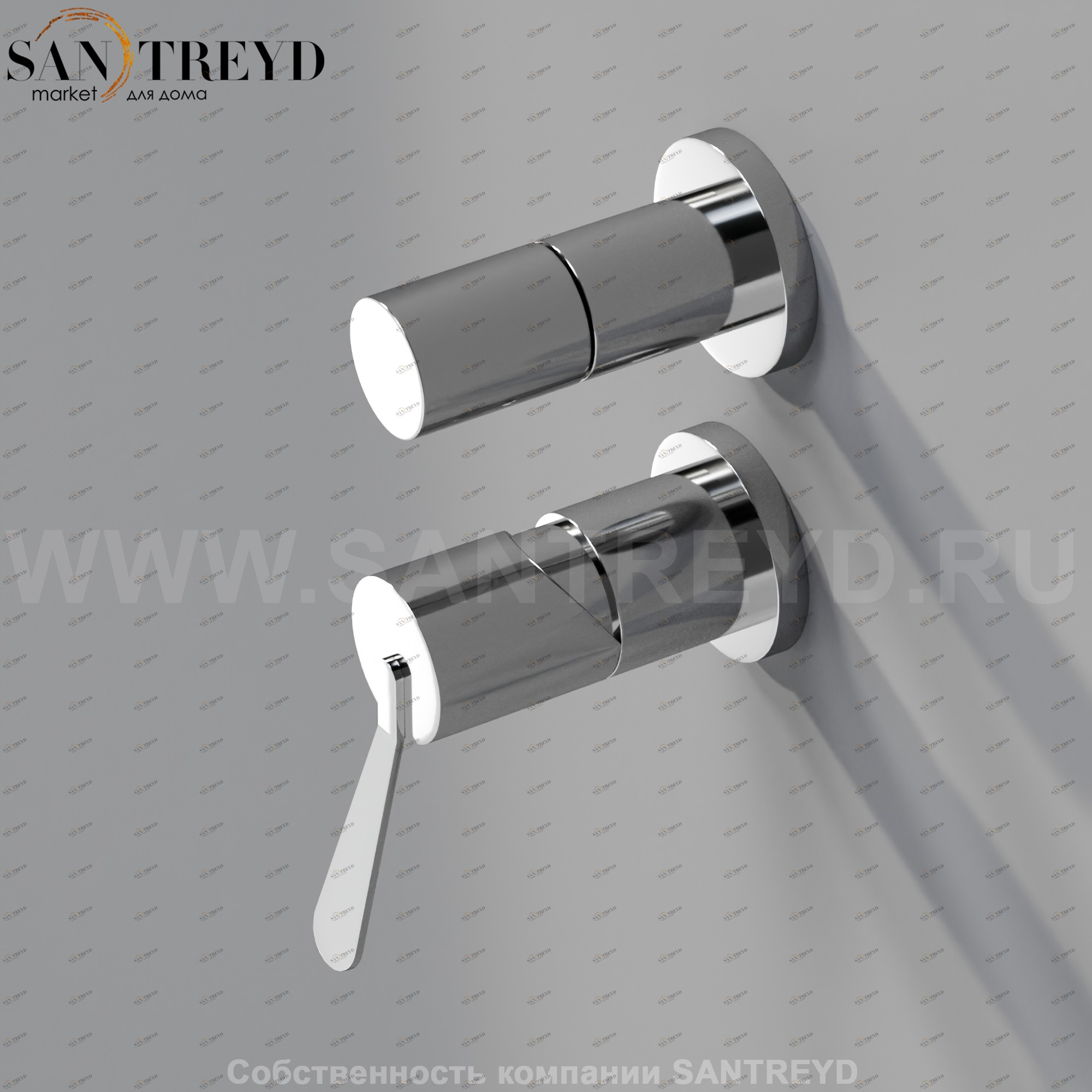 Однорычажный встроенный смеситель AFEZ021S FEZ 2 хромированный Agape