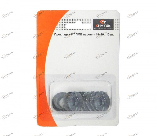 Прокладка паронитовая 3/4 ПМБ, 24х14, h-2мм блистер (10 шт) 10-0030 СИМТЕК 183283