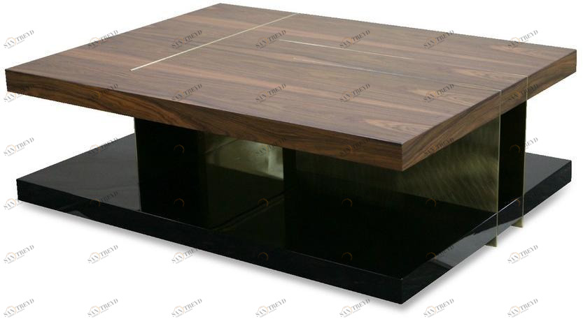 BRABBU Низкий деревянный журнальный столик sun-id-1478291