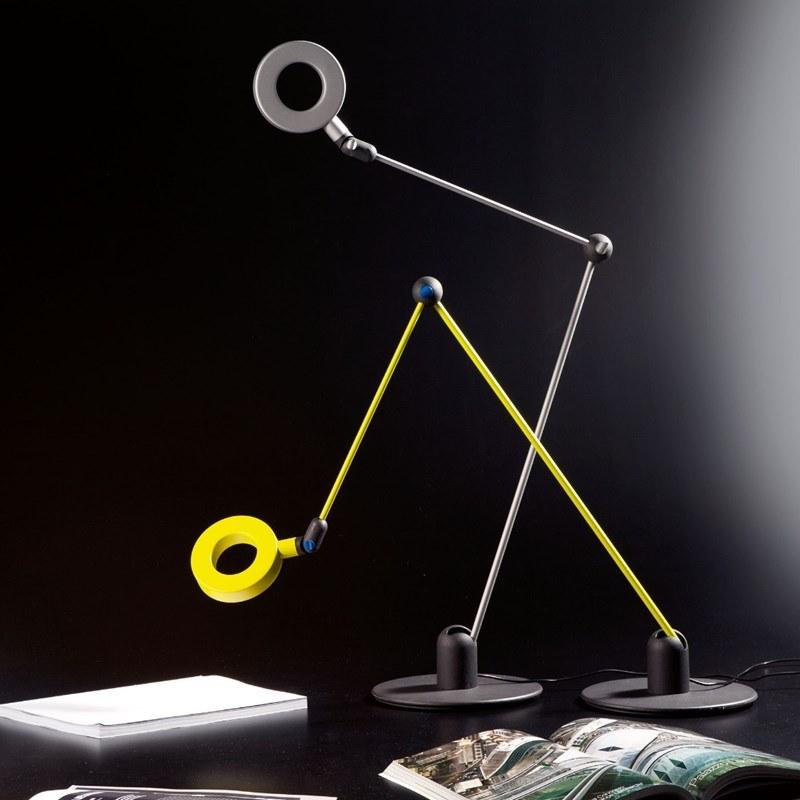 Martinelli Luce Настольная светодиодная лампа из алюминия с гибким кронштейном L'amica 736/l/ - Вид №3