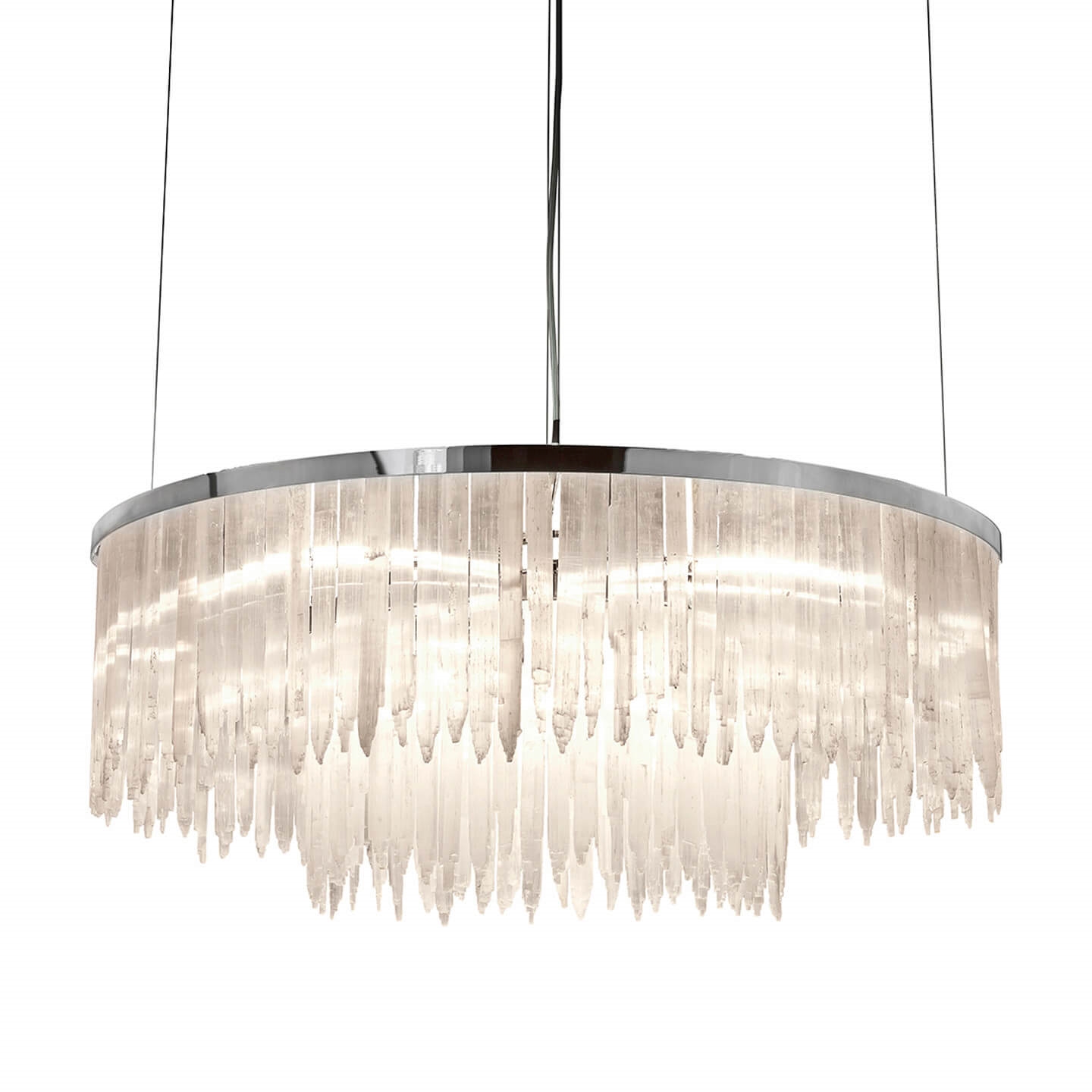 500104 ABHIKA ЛАМПА СЕЛЕНИТ МИНИ NATURAL 