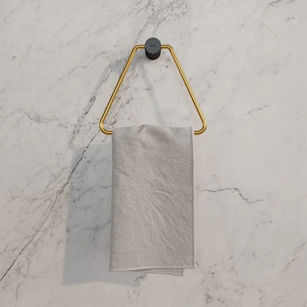 IDDIS Art - Золотое кольцо для полотенец с черной насечкой 89379378 STLM-1585189 - Вид №4