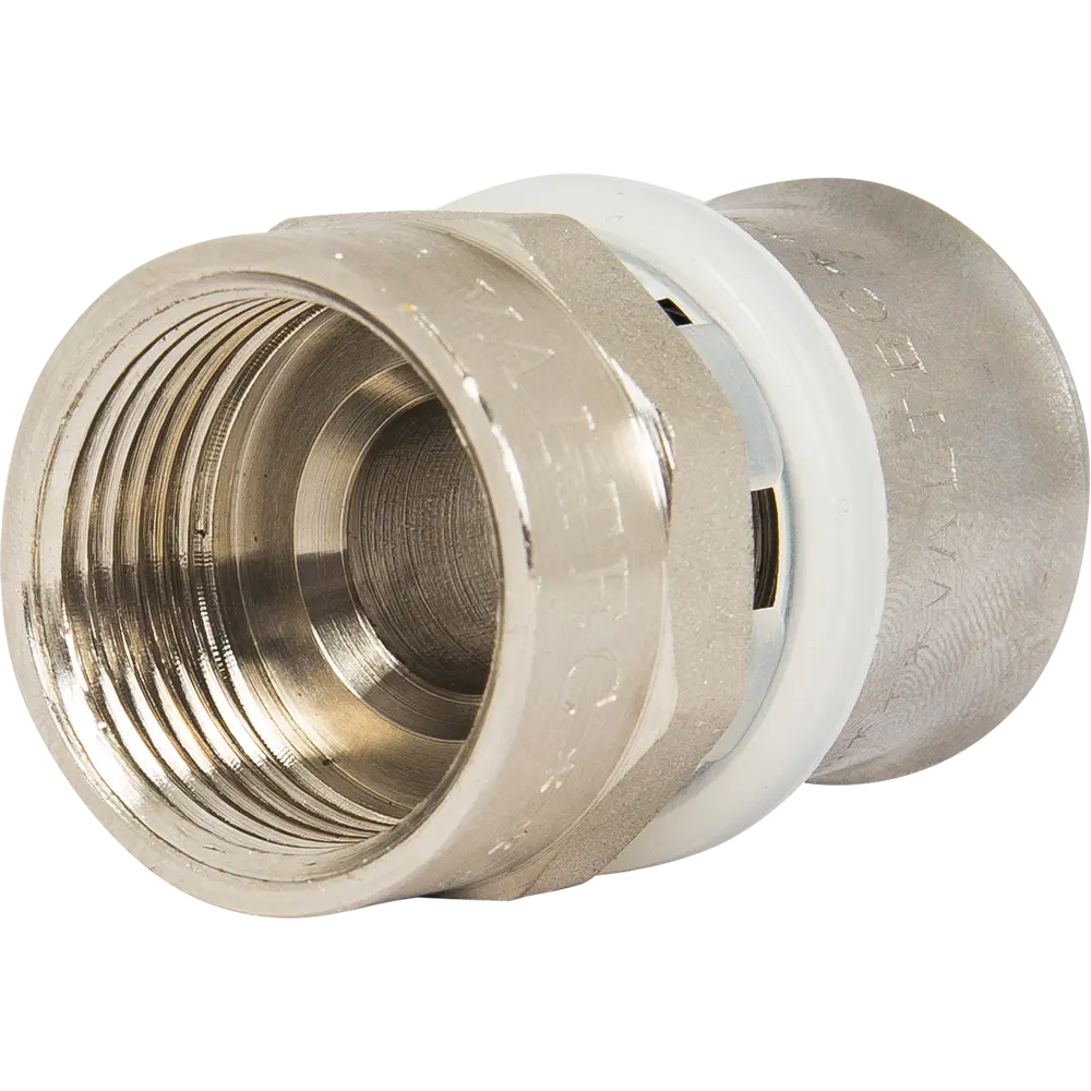Муфта комбинированная Valtec 3/4"x26 мм ВР никелированная латунь VTM.202.N.002605 15474381 STLM-2068764  - Вид №1