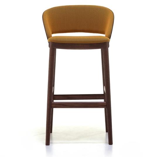 Very Wood Табурет со спинкой с подставкой для ног Odeon sun-id-1440449 - Вид №2