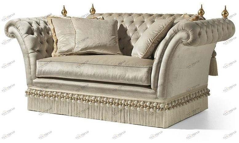 OAK Стеганый диван из 2-местной ткани Galleria sun-id-1411675