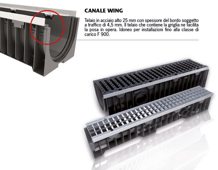 ACO PASSAVANT Дренажный канал и элемент из полиэтилена Mufle wing sun-id-1479282 - Вид №4