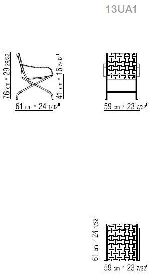 Flexform Садовое кресло с подлокотниками Carlotta outdoor sun-id-1477925 - Вид №5