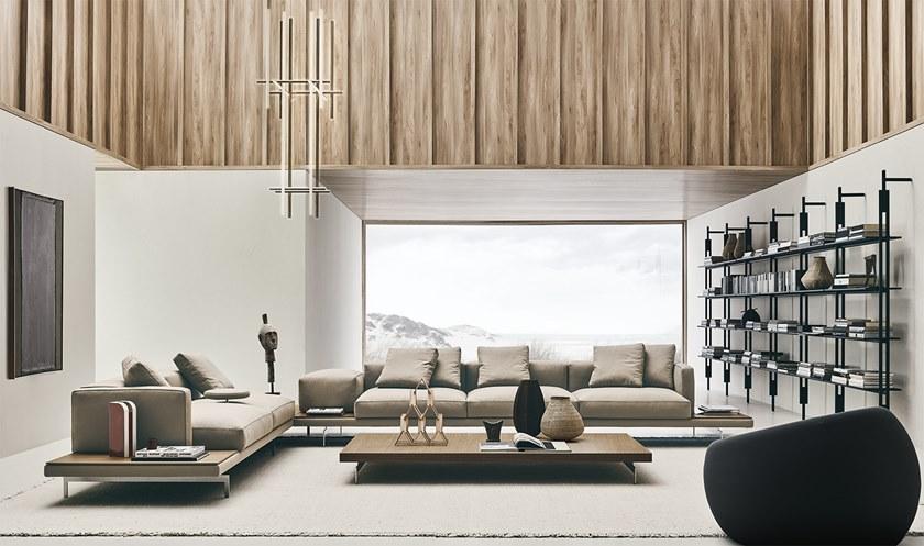 B&B Italia 3-х местный тканевый диван Dock sun-id-1376507 - Вид №5