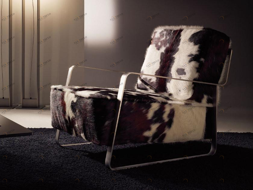 F.lli Orsenigo Кресло из воловьей кожи с подлокотниками Fujiyama sun-id-1494284