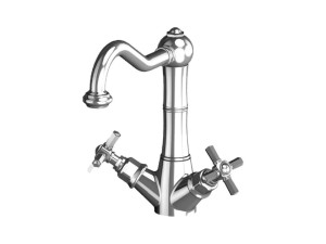 Смеситель для раковины с автоматическим сливом