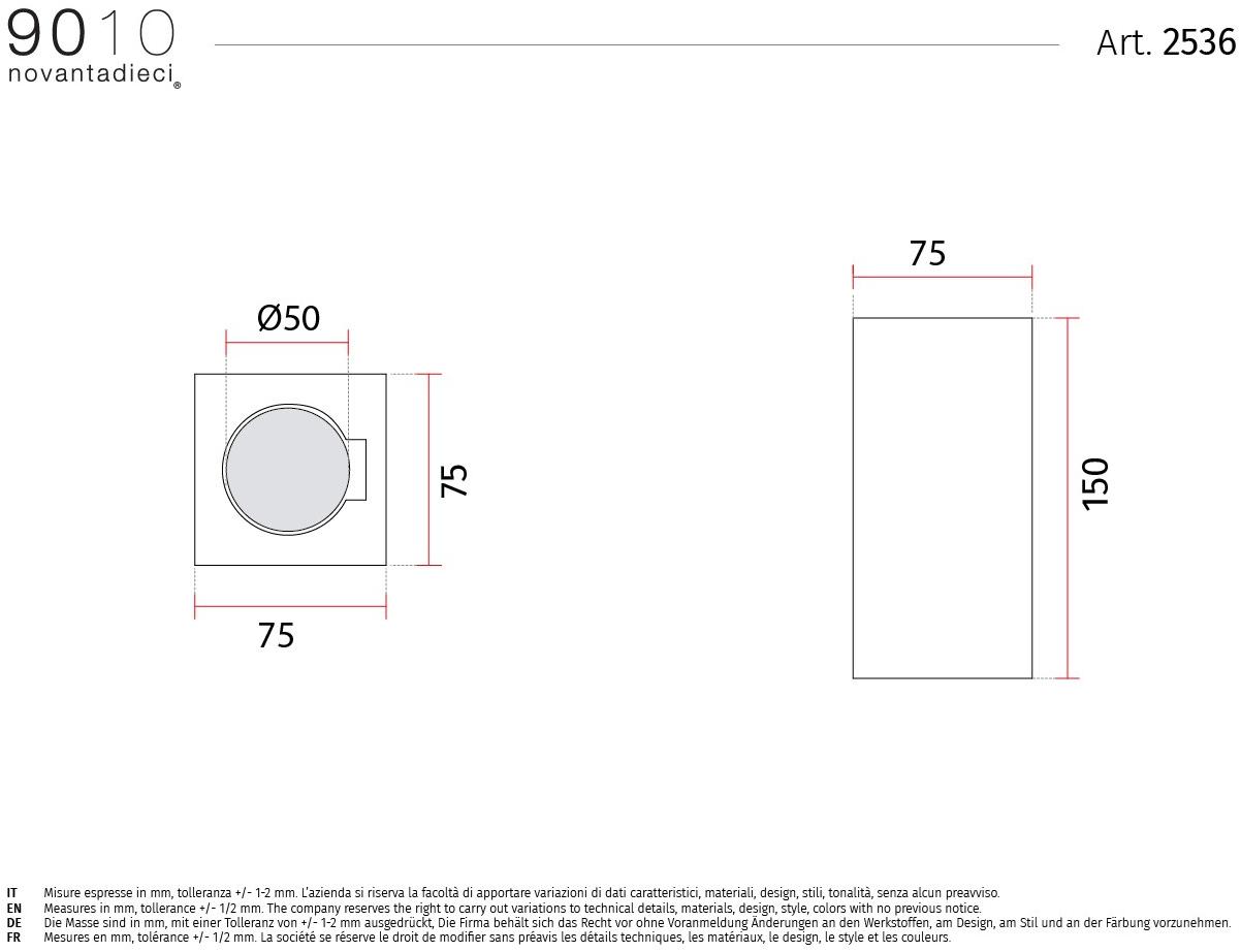 9010 novantadieci Настенный светильник из cristaly®  2536  - Вид №2